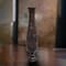 Uniquewise Antique Decorative Hand Curved Brown Mango Wood Floor Flower Vase Trumpet Design QI004012 - alternate 2